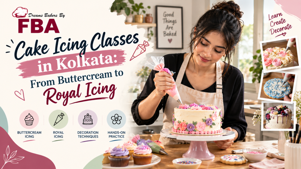 Cake Icing Classes in Kolkata: From Buttercream to Royal Icing